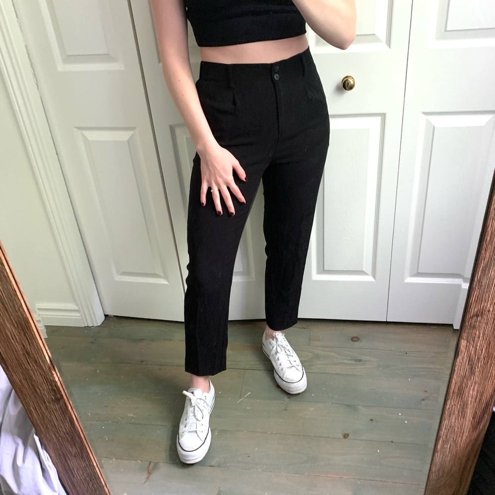Retimans Black Dress Pants